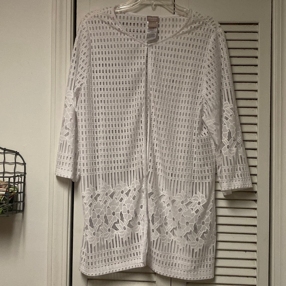 Chico’s kimono/ coverup. Great condition. From smoke free, pet free home.